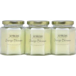 Just Makes Scents, 3 Bougies Soja Fleur d'Oranger