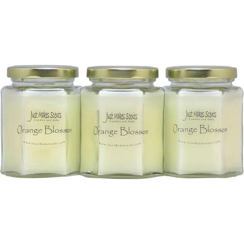 Just Makes Scents, 3 Bougies Soja Fleur d'Oranger - Vue principale