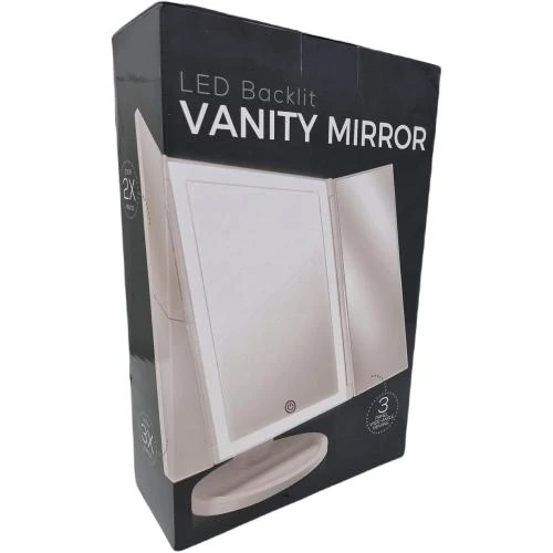 Miroir maquillage rétroéclairé, 36 lumières LED, portable - Vue principale
