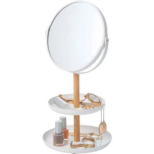 Yamazaki Support à Bijoux Miroir Blanc Design Élégant - Vue principale