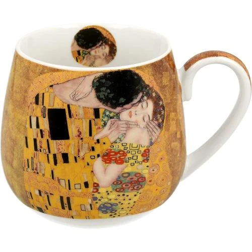 Détail de Mug Klimt The KISS Porcelaine New Bone China