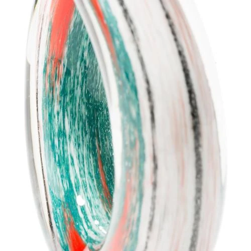 Détail de Sculpture Leonardo 064114 Blanc Turquoise 38 cm