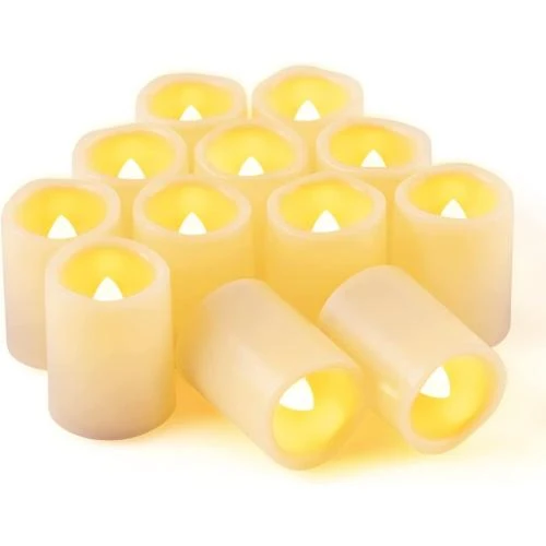 Bougies LED Sans Flamme Vacillante CANDLE IDEA 12 Pièces - Vue principale