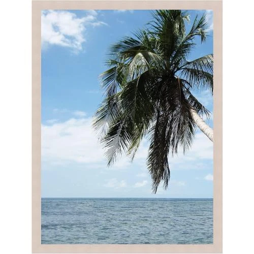 Cadre Photo Mural Bois Blanc Casse 50x20 cm - Vue principale