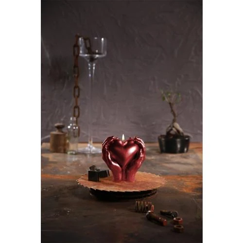 Détail de Bougie Coeur LOVE Edition, St Valentin, cadeau romantique