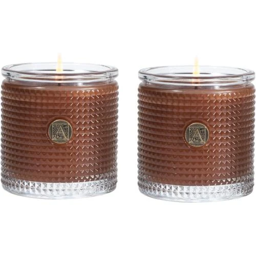 Bougies parfumées cannelle, cidre, Aromatique, duo - Vue principale