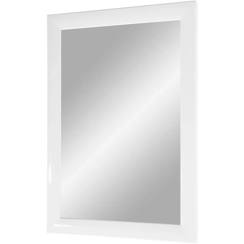 Miroir mural blanc brillant, cadre MDF 35 mm - Vue principale