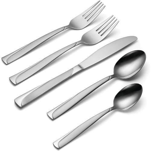 Détail de Ensemble couverts Acier inoxydable Argent Oneida 51 pièces