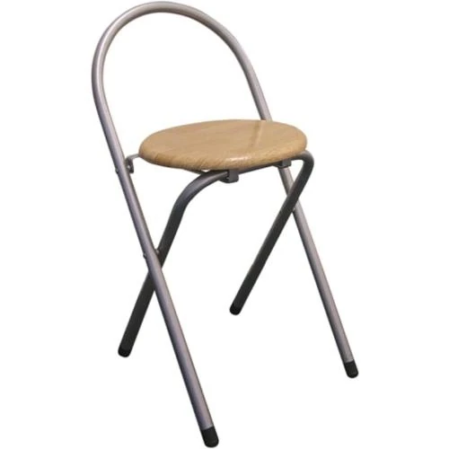 Chaise pliante BURI, assise bois élégante, pratique - Vue principale