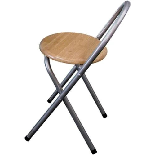 Détail de Chaise pliante BURI, assise bois élégante, pratique