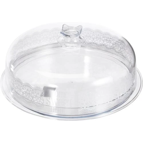 Assiette à tarte transparente COSMOPLAST, modèle 6425 - Vue principale
