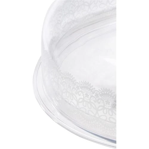 Détail de Assiette à tarte transparente COSMOPLAST, modèle 6425