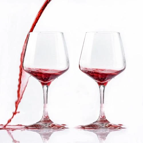 IVEOPPE Verres à vin incassables, lot de 2, 440 ml - Vue principale