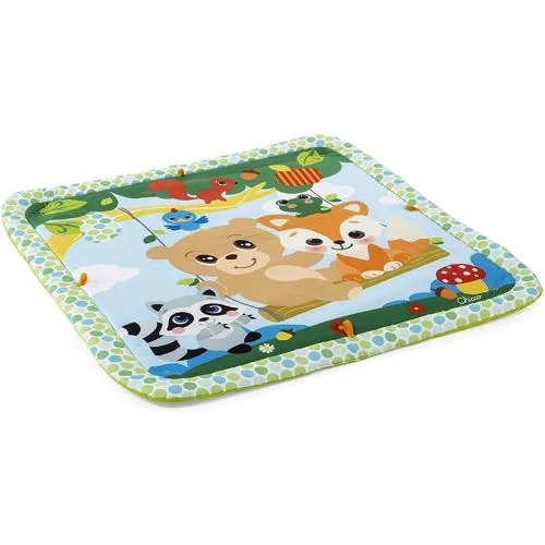 Zoom sur Tapis de Gym Chicco Forêt, 5 Jouets Suspendus, Musique