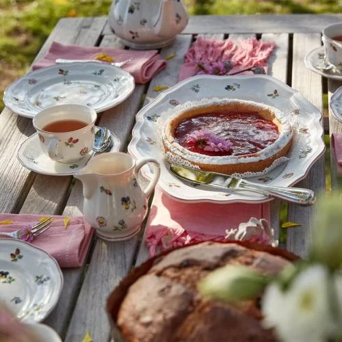Zoom sur Villeroy Boch Sous-tasse Petite Fleur Porcelaine Multicolore