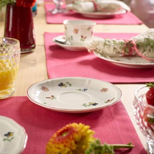 Détail de Villeroy Boch Sous-tasse Petite Fleur Porcelaine Multicolore