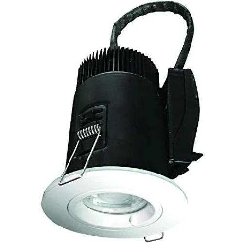 Spot encastrable fixe blanc IP65, 230V, GU10 - Vue principale
