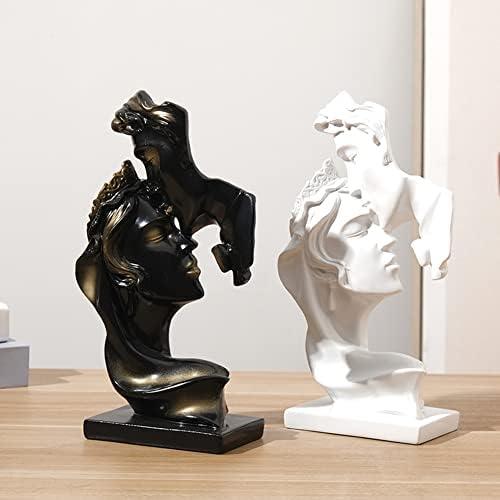 Présentation de Zoom sur Sculpture Couple Romantique JXCBXJ - Décoration Maison et Mariage