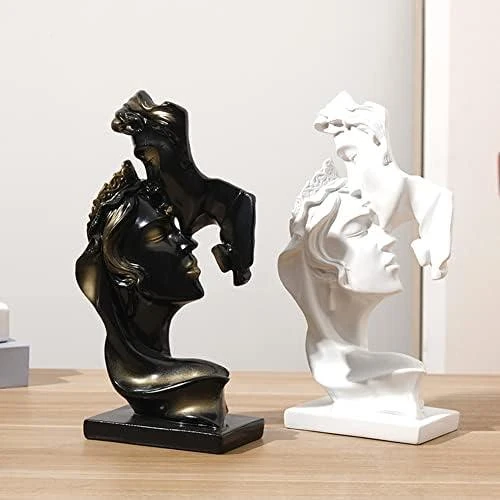 Zoom sur Sculpture Couple Romantique JXCBXJ - Décoration Maison et Mariage