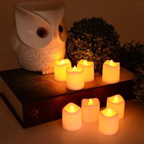 Zoom sur Bougies LED Vacillantes Litake 24 PCS, Décoration Fête