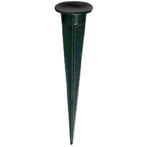 Détail de Piquet en plastique noir pour lampe extérieure, jardin, terrasse