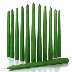 Bougies effilées, sans goutte, sans fumée, non parfumées