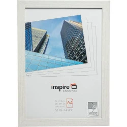 Cadre photo plexiglas Blanc Hampton Frames BERA4NG A4