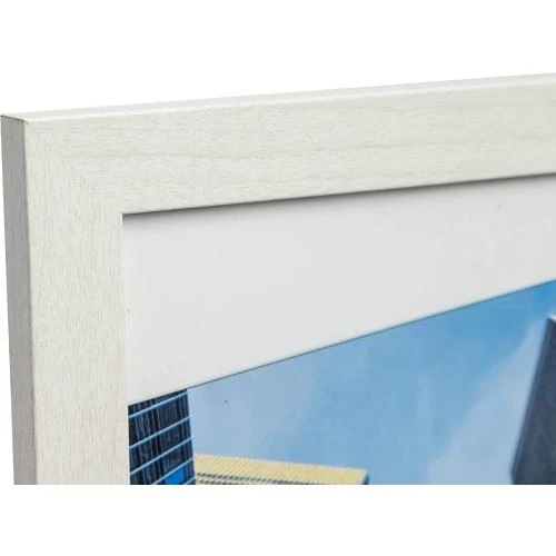 Zoom sur Cadre photo plexiglas Blanc Hampton Frames BERA4NG A4