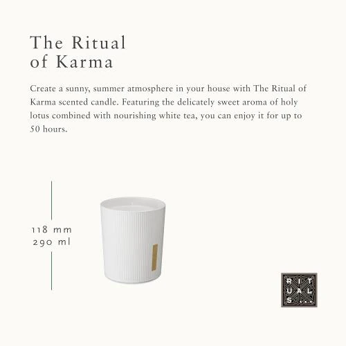 Zoom sur Bougie Parfumée The Ritual of Karma, Édition 2021