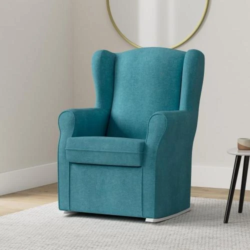 Détail de Fauteuil balancelle orejero SUENOSZZZ, bleu turquoise