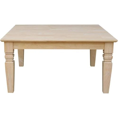 Zoom sur Table basse carrée brute IC INTERNATIONAL CONCEPTS