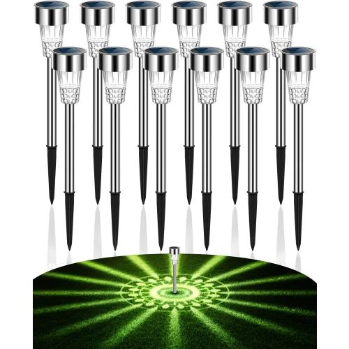 Lampe Solaire Extérieure Jardin, 12PCS, LED Etanche IP65 - Vue principale