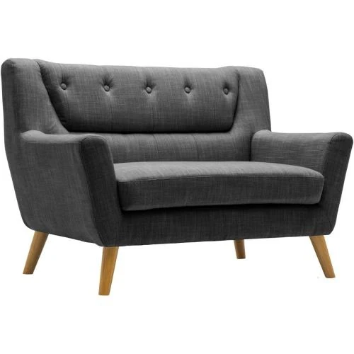 Canapé Birlea Lambeth, Tissu Gris, Design Moderne - Vue principale