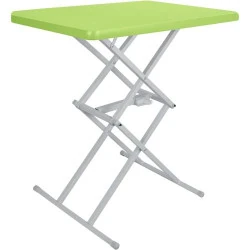 Table Pliable Explore Land, Plateau Réglable, Vert