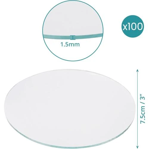 Détail de Miroirs Ronds 7,5 cm BELLE VOUS, Bricolage, Artisanat, Décoration