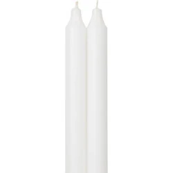 Bougies Premium Fuseau Northern Lights, 2 pièces, Blanc Pur en situation