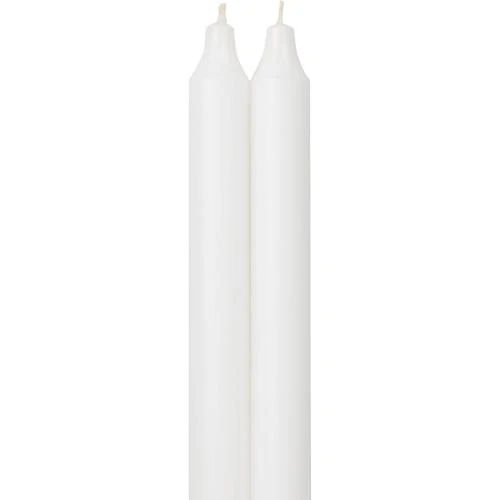 Détail de Bougies Premium Fuseau Northern Lights, 2 pièces, Blanc Pur