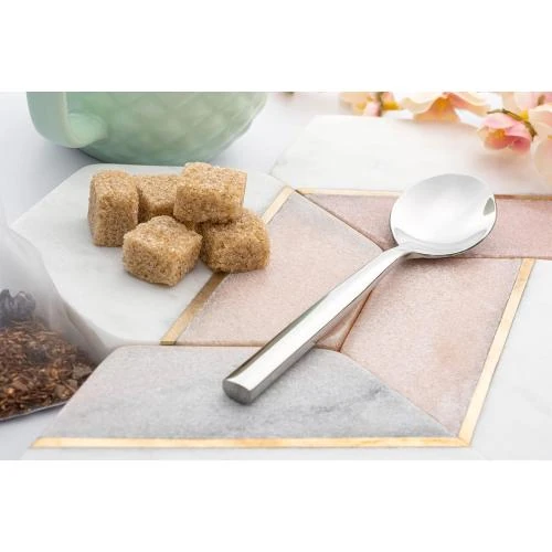 Détail de Couverts INOX Style Baguette, Lot 24 Pièces Grunwerg
