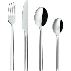 Couverts INOX Style Baguette, Lot 24 Pièces Grunwerg