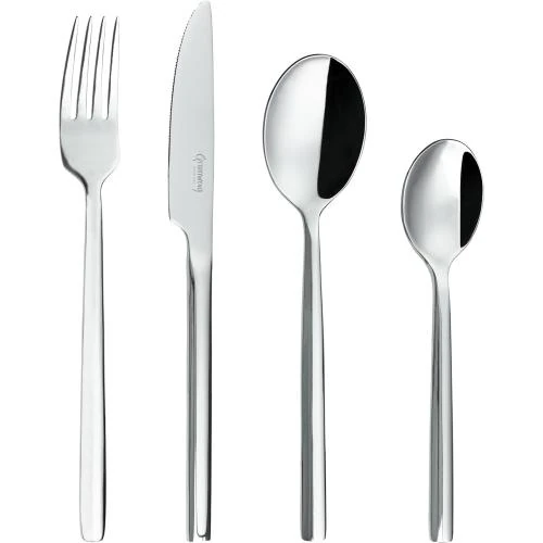 Couverts INOX Style Baguette, Lot 24 Pièces Grunwerg - Vue principale