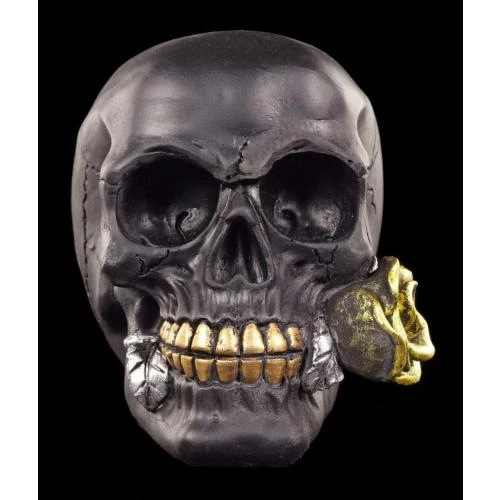 Zoom sur Figuren Shop Gmbh, Grue Rose Noire, Figurine Gothique Peinte