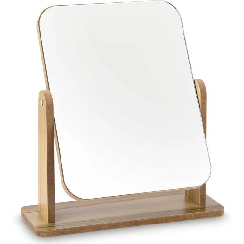 Miroir de Bureau Rotatif Jutyum, Bois, Support Détachable - Vue principale