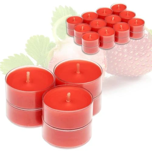 Zoom sur Smart Planet, 30 bougies chauffe-plat parfum fraise, ambiance