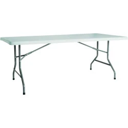 Table rectangulaire pliable B'GHEST, pieds pratiques, banquet