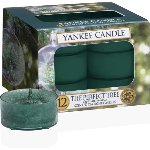 Bougies Chauffe Plat Yankee Candle, Sapin Merveilleux, 12 unités - Vue principale