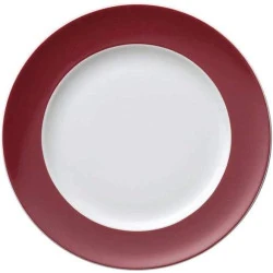 Assiette Dessert Rosenthal Sunny Day, Porcelaine Fuchsia