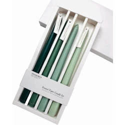 Bougies coniques parfumées, cire de soja, décoration intérieure, vertes