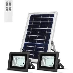 Projecteurs Solaires Extérieurs, Télécommande, 42 LEDs, Étanches