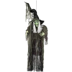 Décoration Sorcière Halloween, Noir, Suspensions Effrayantes