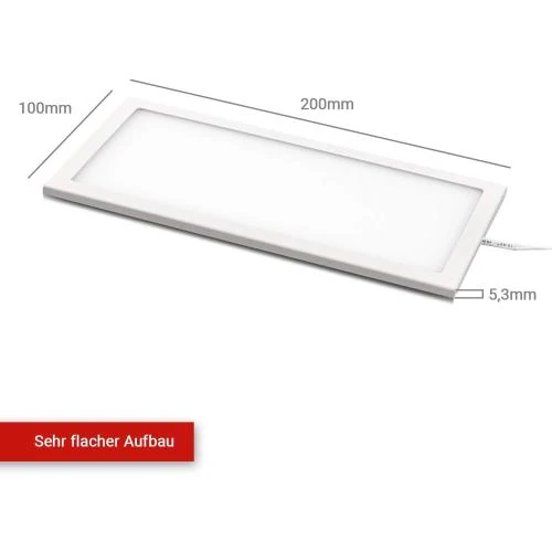 Zoom sur Spots LED Rolux, 3 pièces, Blanc chaud, Capteur tactile